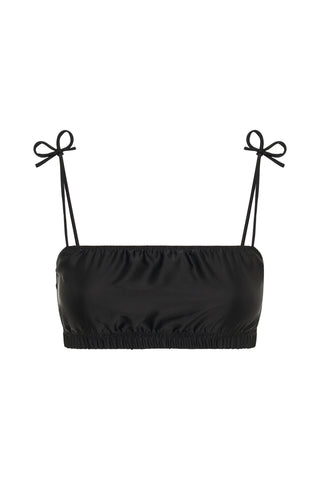 Mermaid Bralette Top - Black