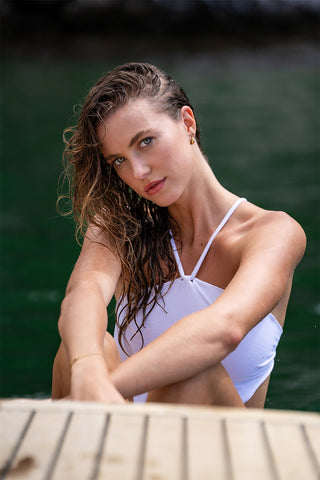 Coastal Bandana Top - White