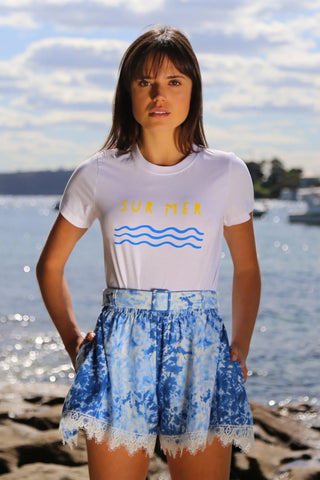 Waves Cotton Baby Tee