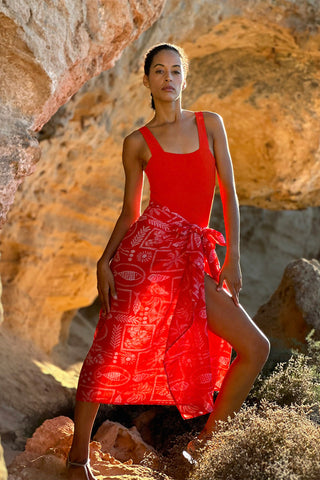 Coastal One Piece - Red