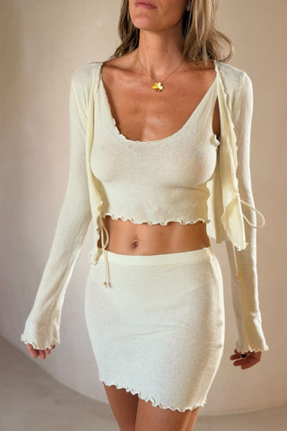 Sea Foam Knit Top