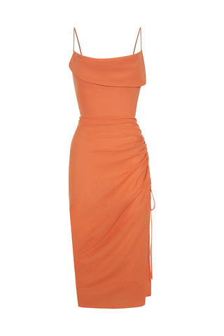 St Tropez mandarin midi dress